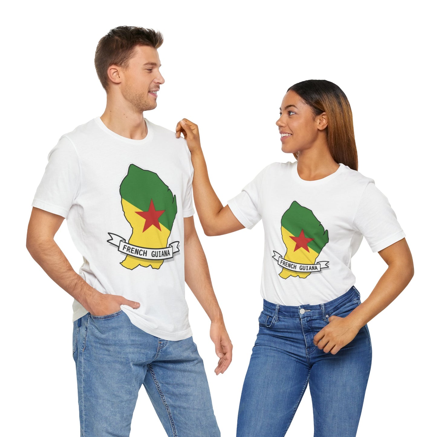 Unisex Jersey French Guiana Short Sleeve Tee