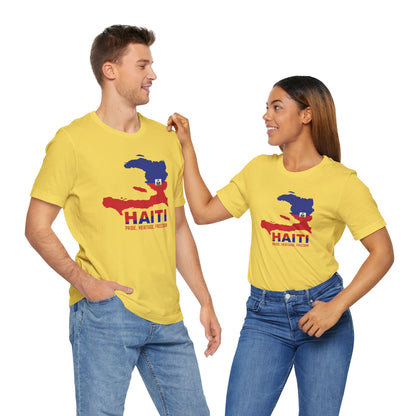 Unisex Jersey Haiti T-shirt met korte mouwen