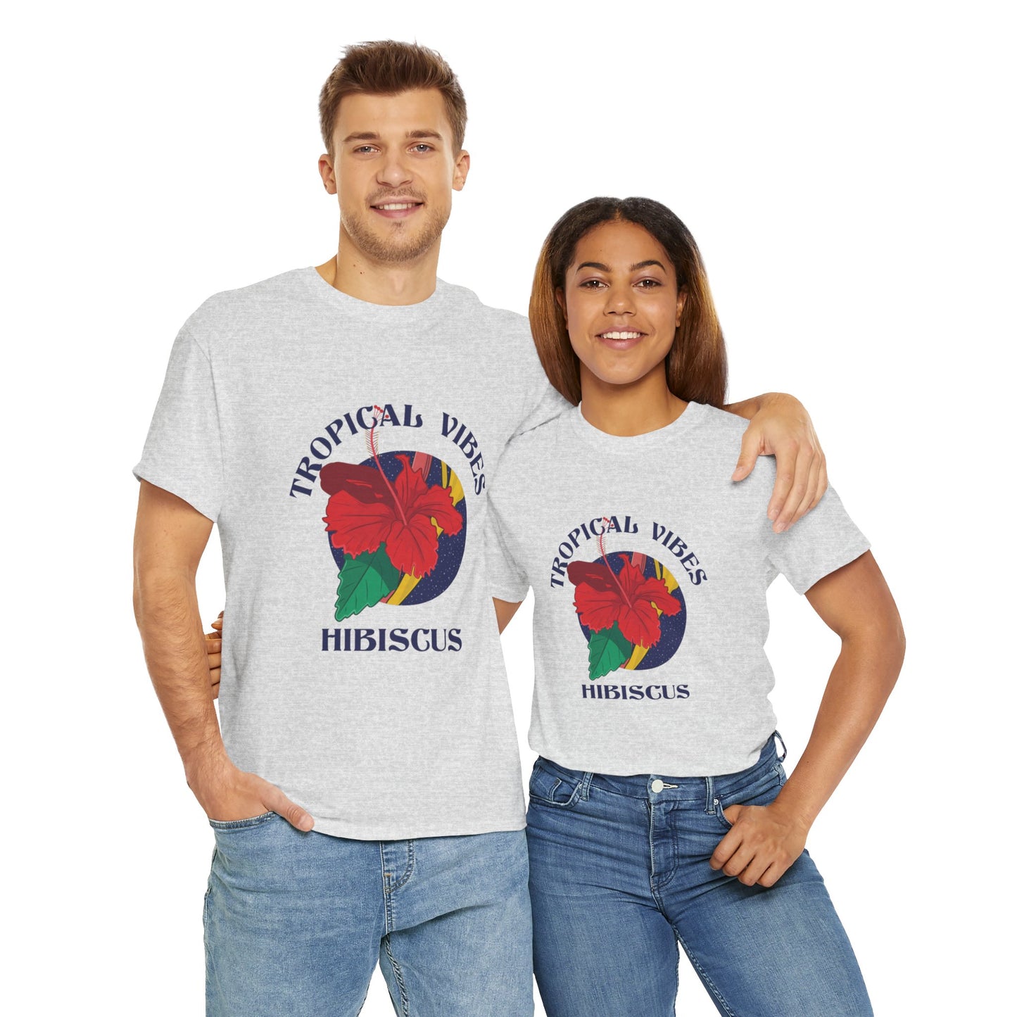 Unisex Heavy Haiti Katoenen T-shirt