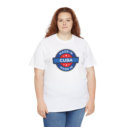 Unisex Zware Cuba Katoenen T-shirt