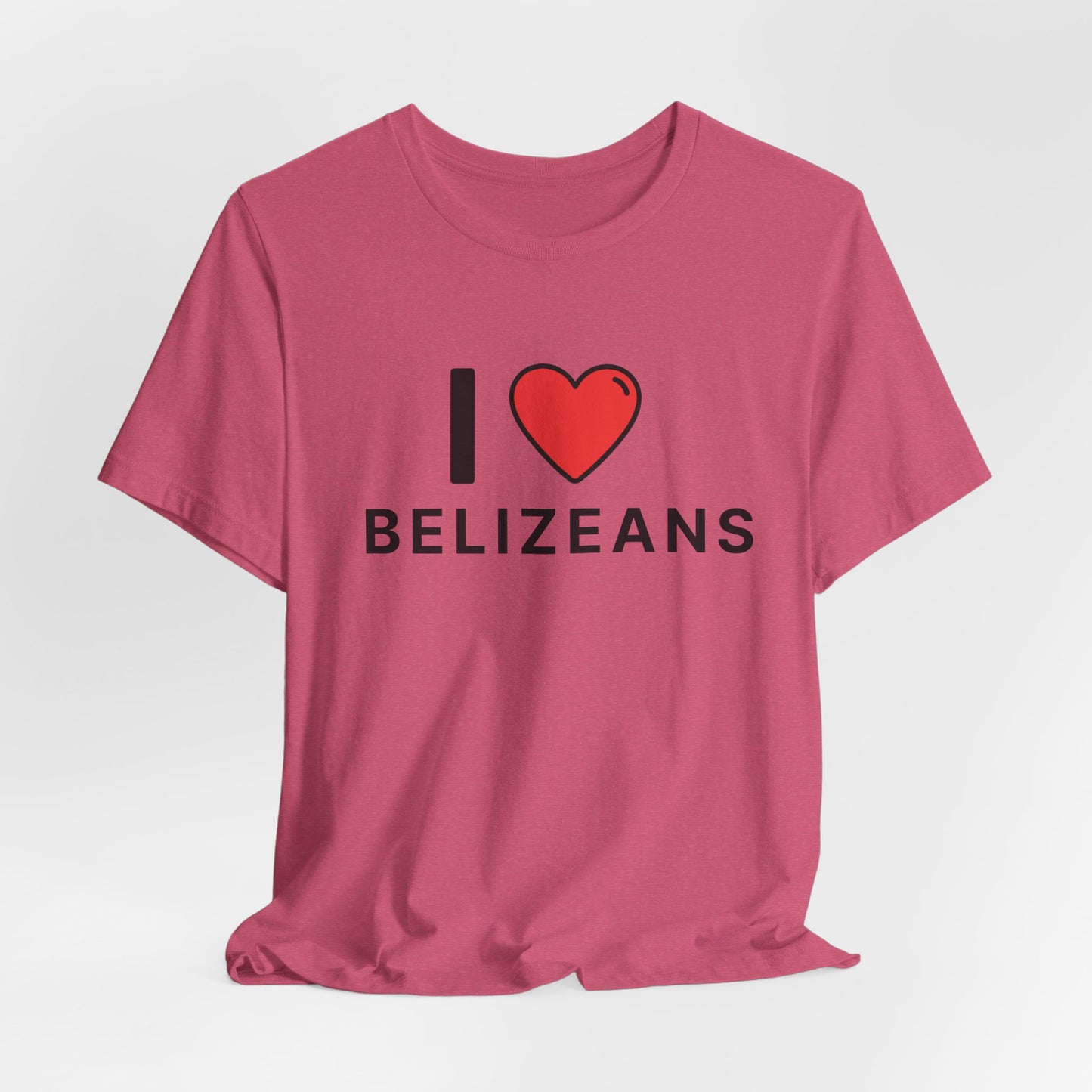 Unisex Jersey Belize T-shirt met korte mouwen 