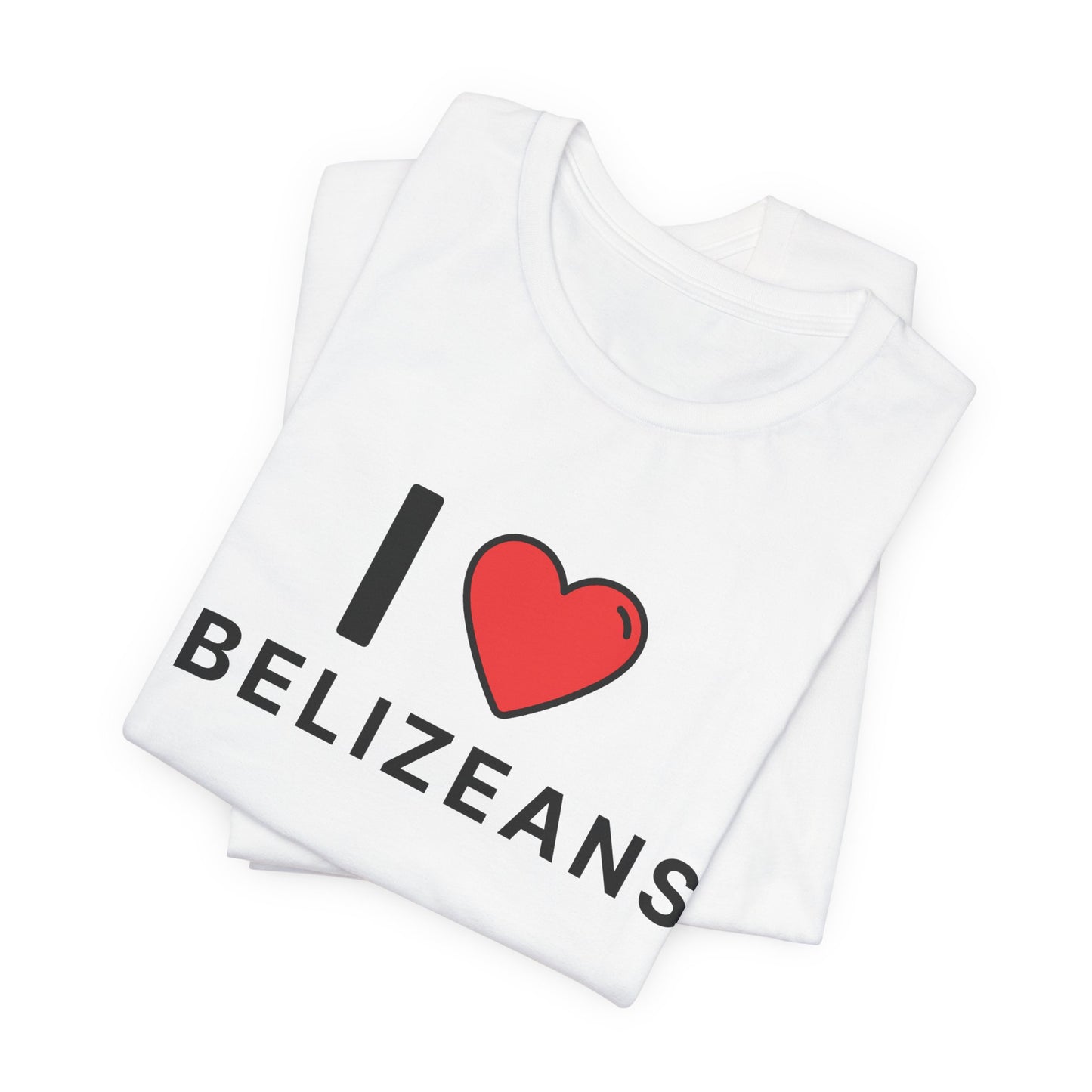 Unisex Jersey Belize T-shirt met korte mouwen 