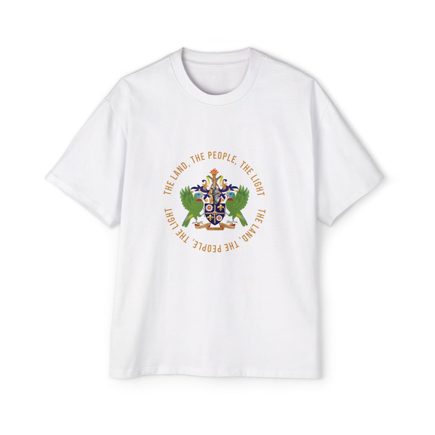 Men's Tee Saint Lucia Coat of Arm T-Shirt