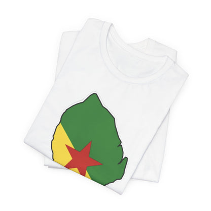 Unisex Jersey French Guiana Short Sleeve Tee