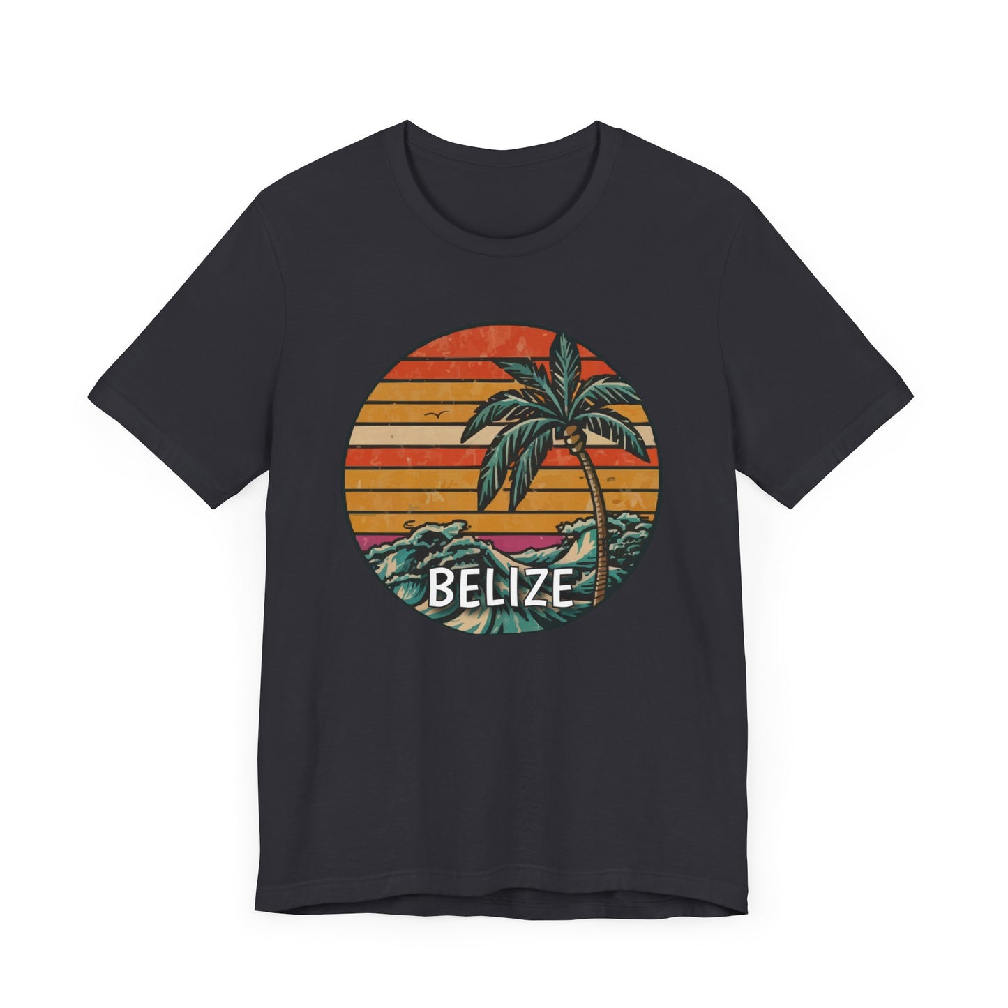 Unisex Jersey Belize T-shirt met korte mouwen 