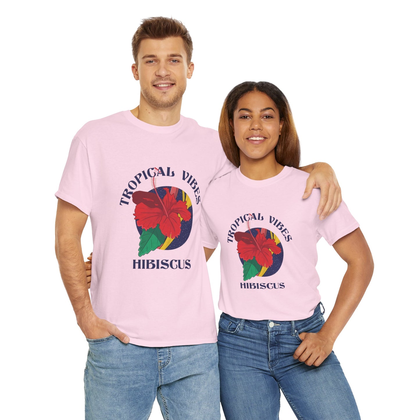 Unisex Heavy Haiti Katoenen T-shirt