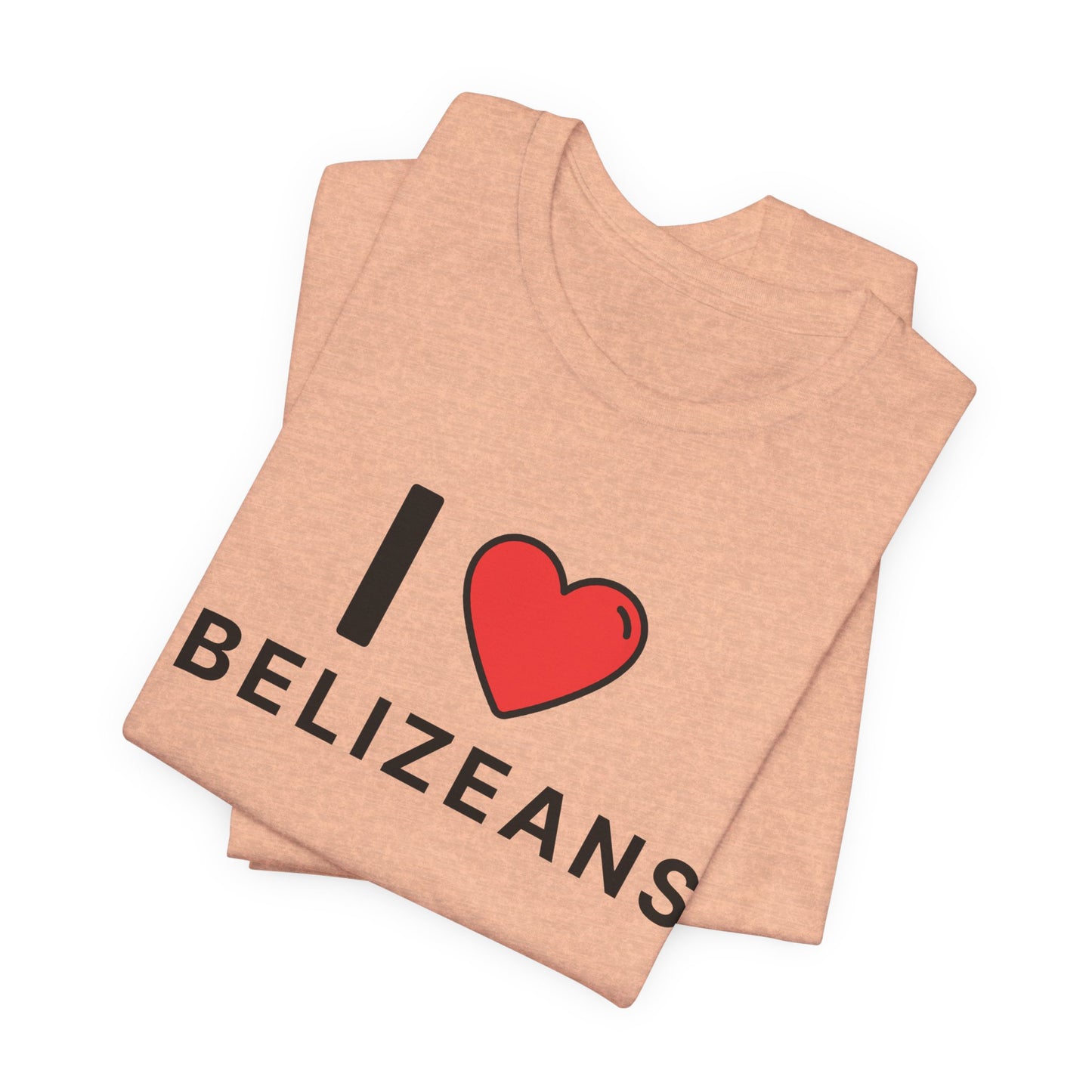 Unisex Jersey Belize T-shirt met korte mouwen 