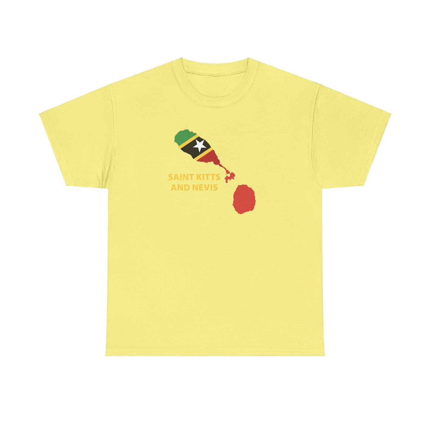 Unisex Heavy Saint Kitts and Nevis Cotton Tee