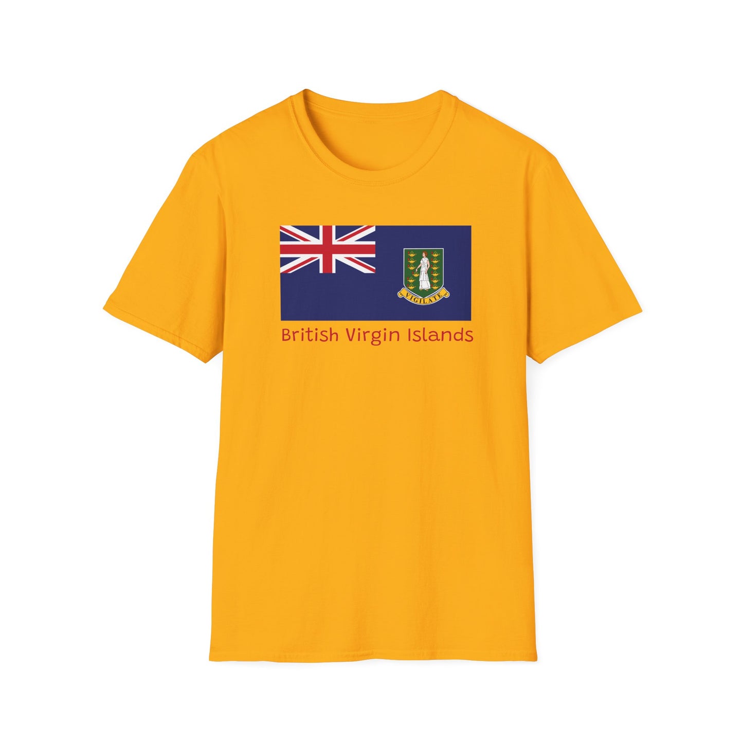 Unisex British Virgin Islands Softstyle T-Shirt