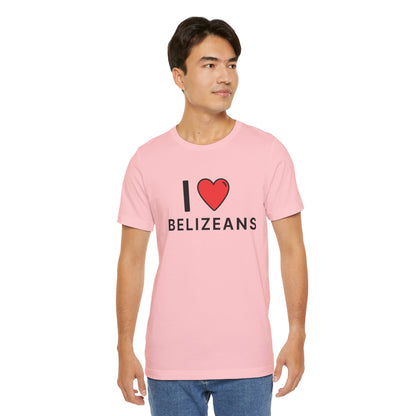 Unisex Jersey Belize T-shirt met korte mouwen 