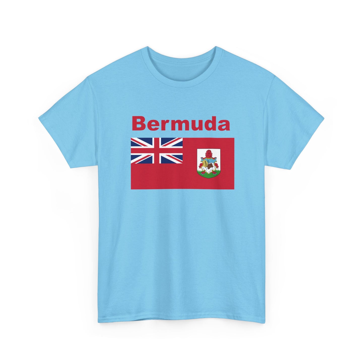 Unisex zwaar Bermuda katoenen T-shirt 