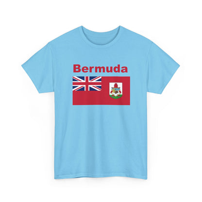 Unisex zwaar Bermuda katoenen T-shirt 