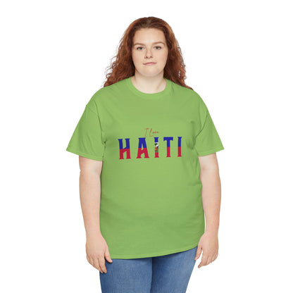 Unisex Heavy Haiti Katoenen T-shirt