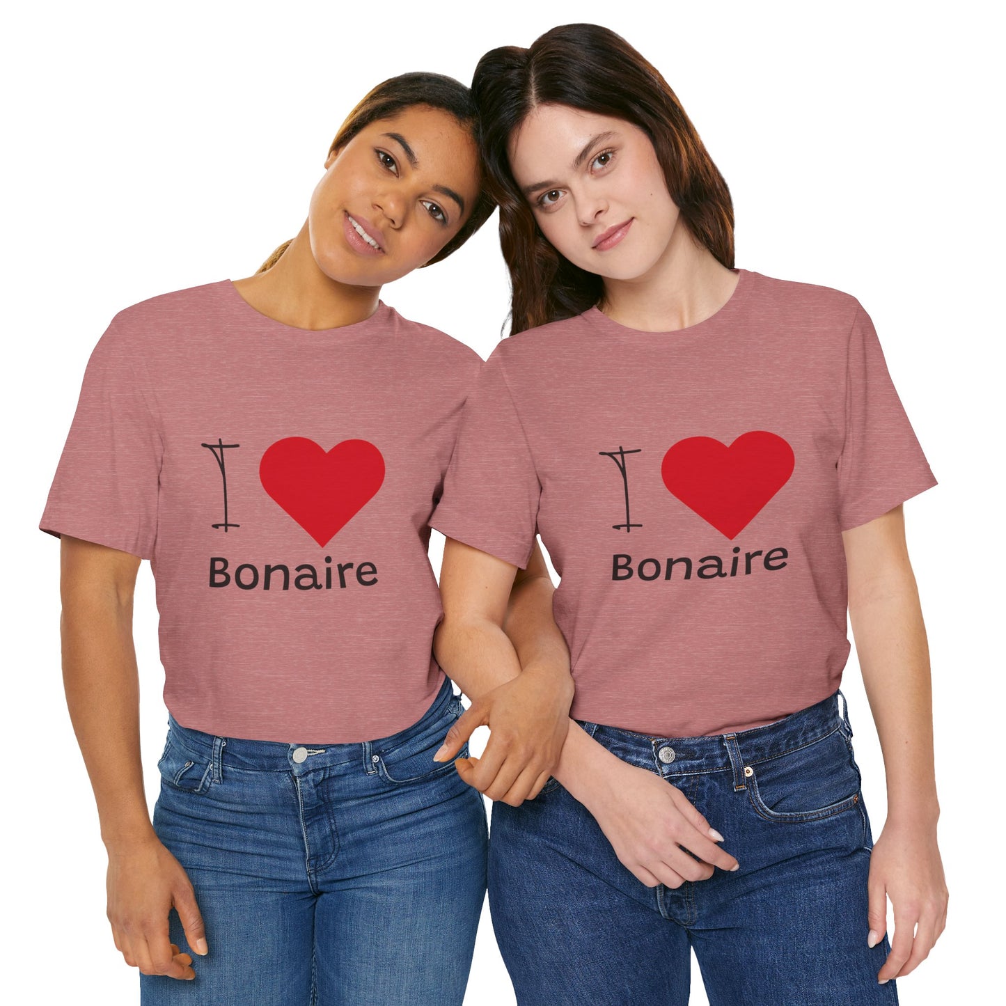 Unisex Jersey Bonaire T-shirt met korte mouwen 