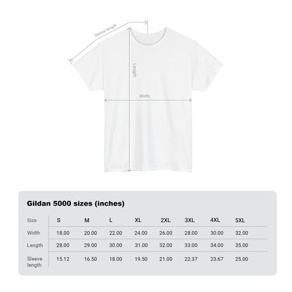 Unisex zwaar Bermuda katoenen T-shirt 