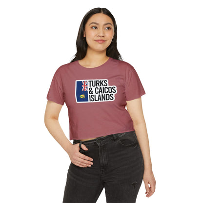 Women's Festival Turks and Caicos Islands Crop Top