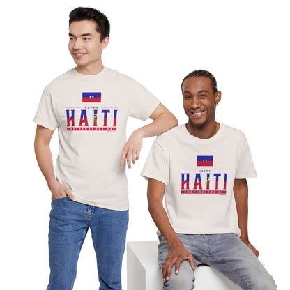 Unisex Heavy Haiti Katoenen T-shirt