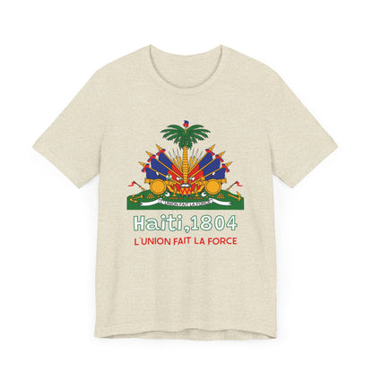 Unisex Jersey Haiti T-shirt met korte mouwen