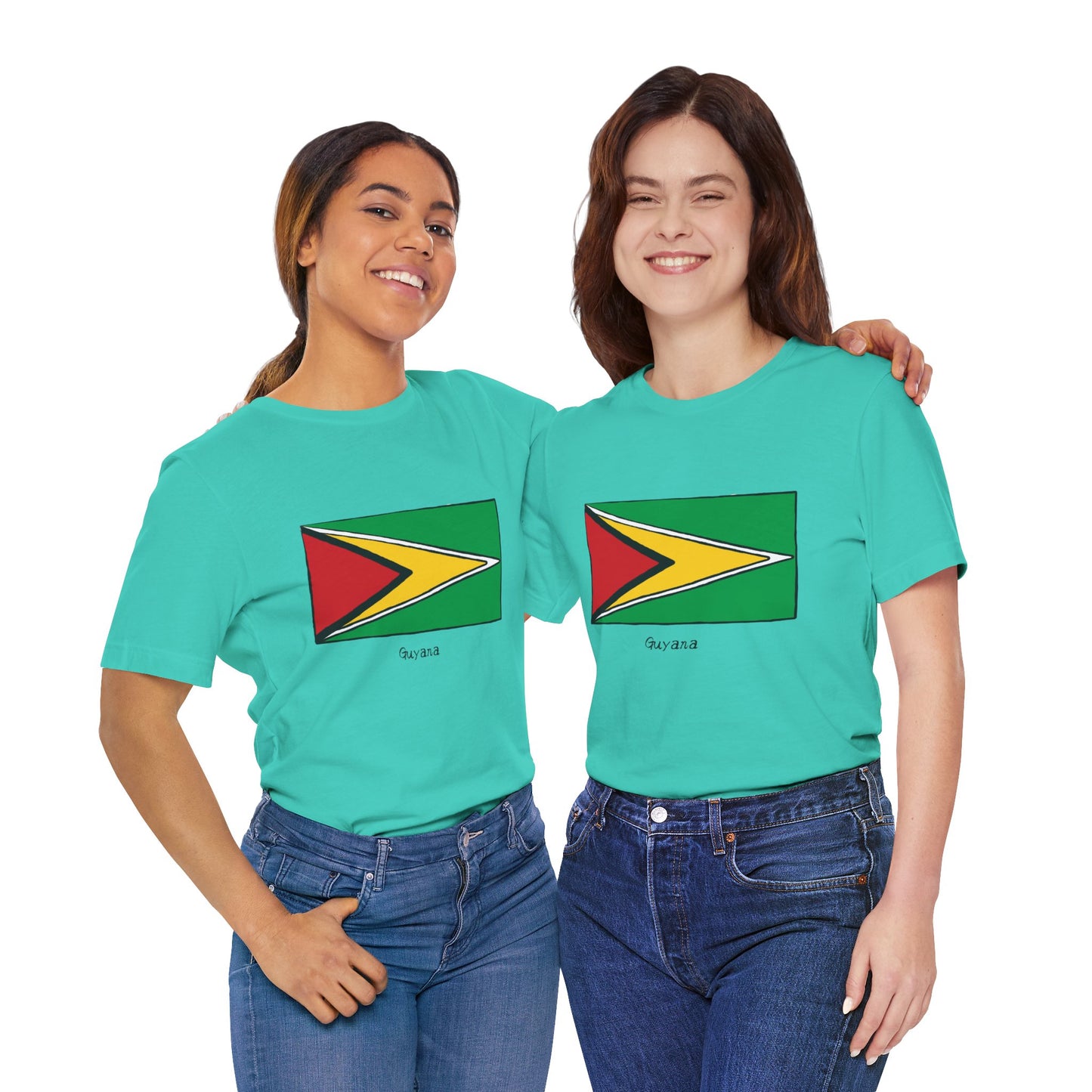 Unisex Jersey Guyana Short Sleeve Tee