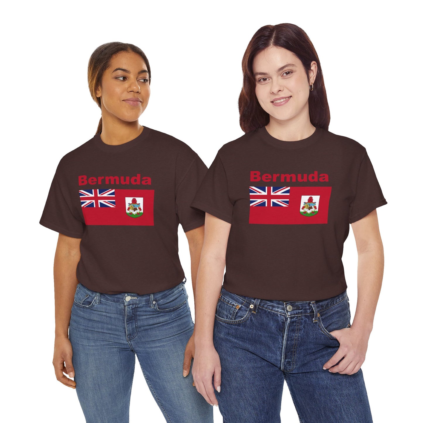 Unisex zwaar Bermuda katoenen T-shirt 