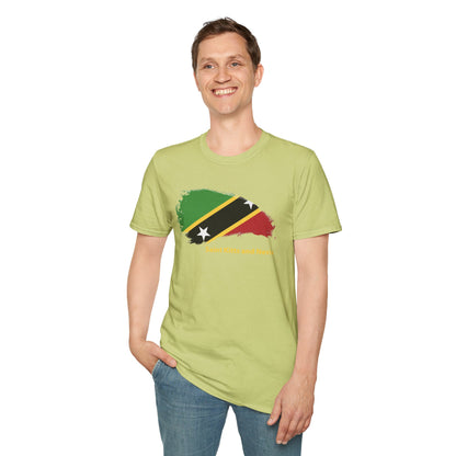 Unisex Softstyle Saint Kitts and Nevis T-Shirt