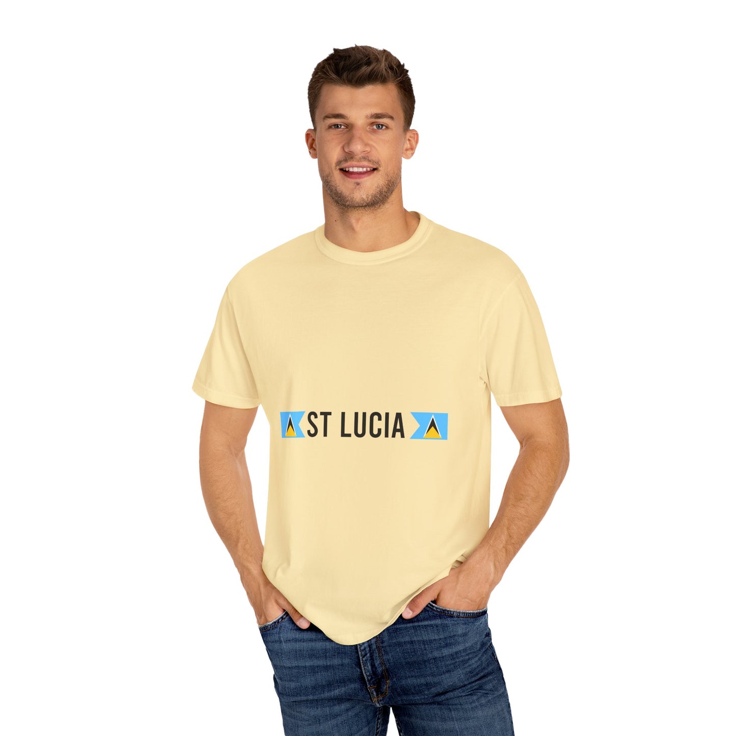 Unisex Garment-Dyed T-Shirt - ST LUCIA