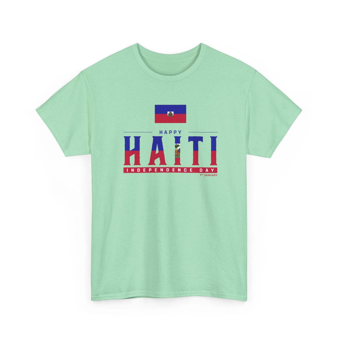 Unisex Heavy Haiti Katoenen T-shirt