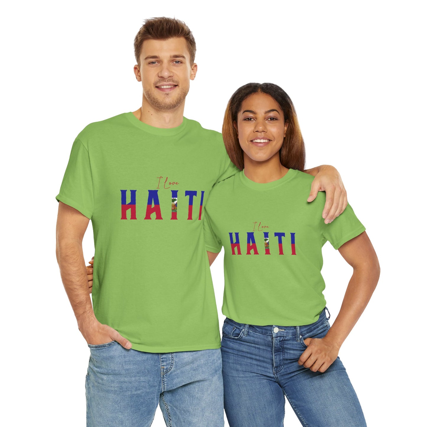 Unisex Heavy Haiti Katoenen T-shirt