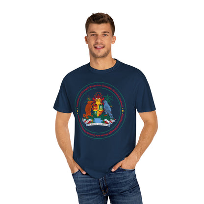 Unisex T-shirt met het nationale embleem van Grenada 