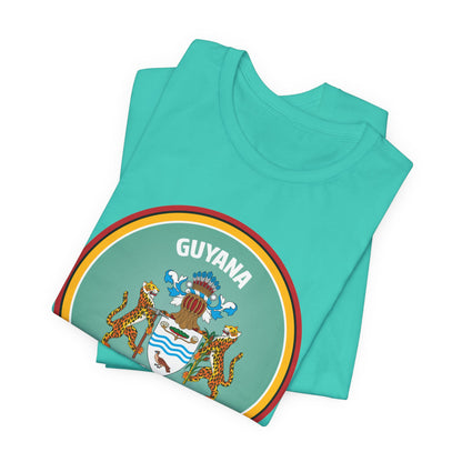 Unisex Jersey Guyana Korte Mouw T-shirt