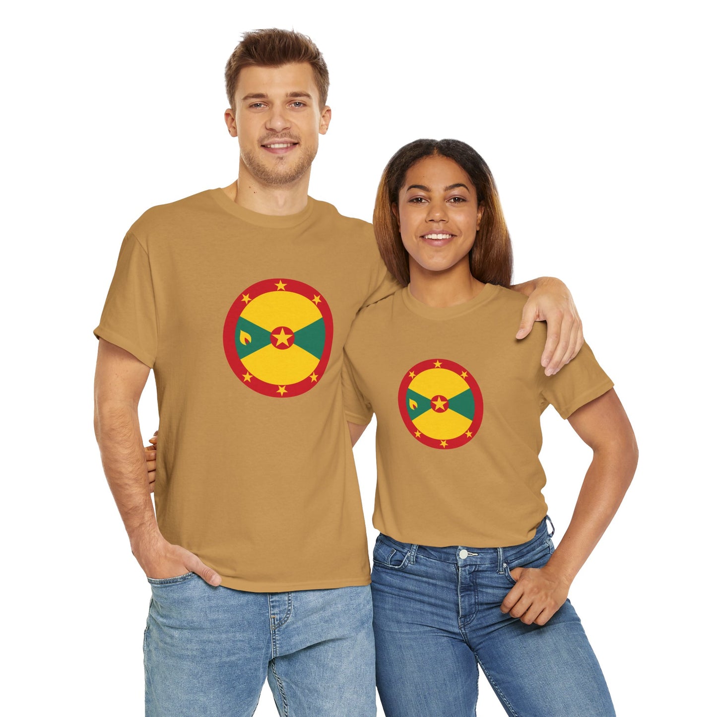 Unisex zware katoenen Grenada T-shirts