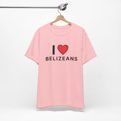 Unisex Jersey Belize T-shirt met korte mouwen 