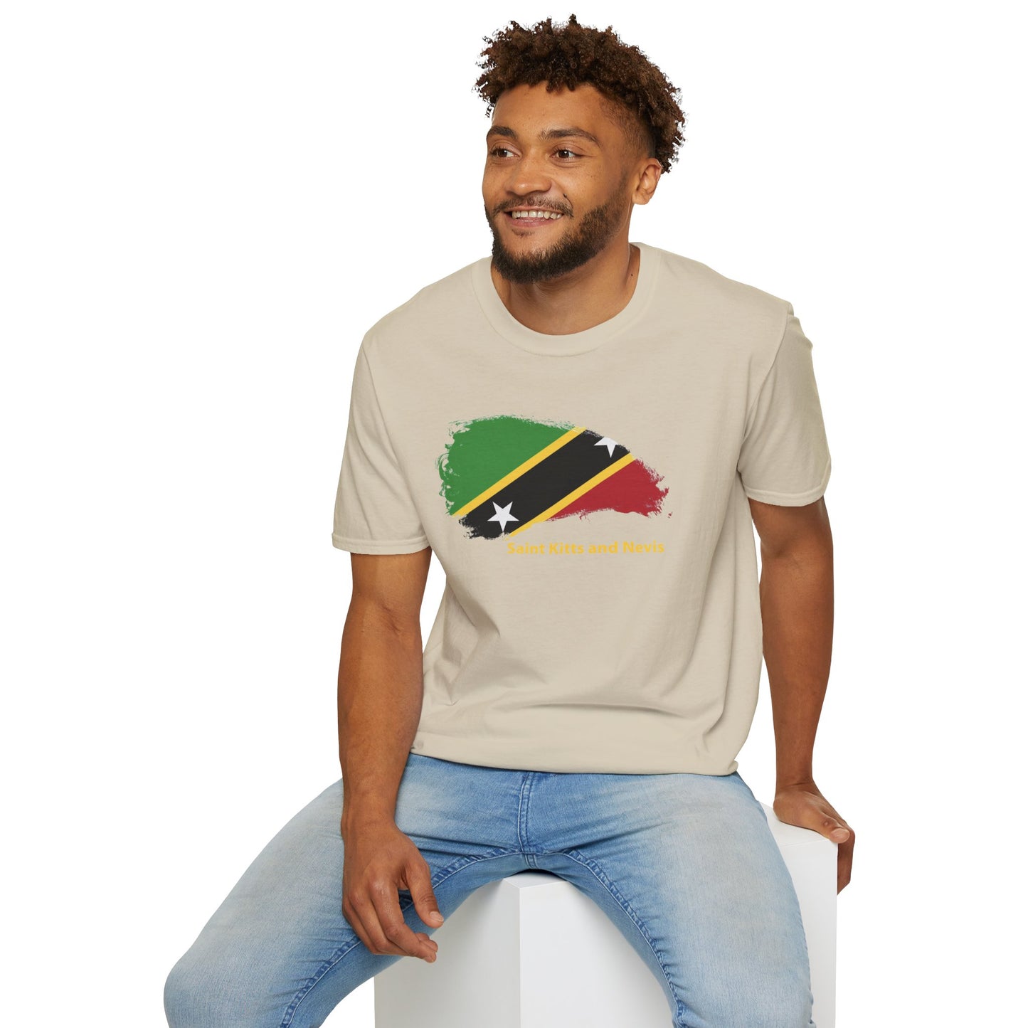 Unisex Softstyle Saint Kitts and Nevis T-Shirt