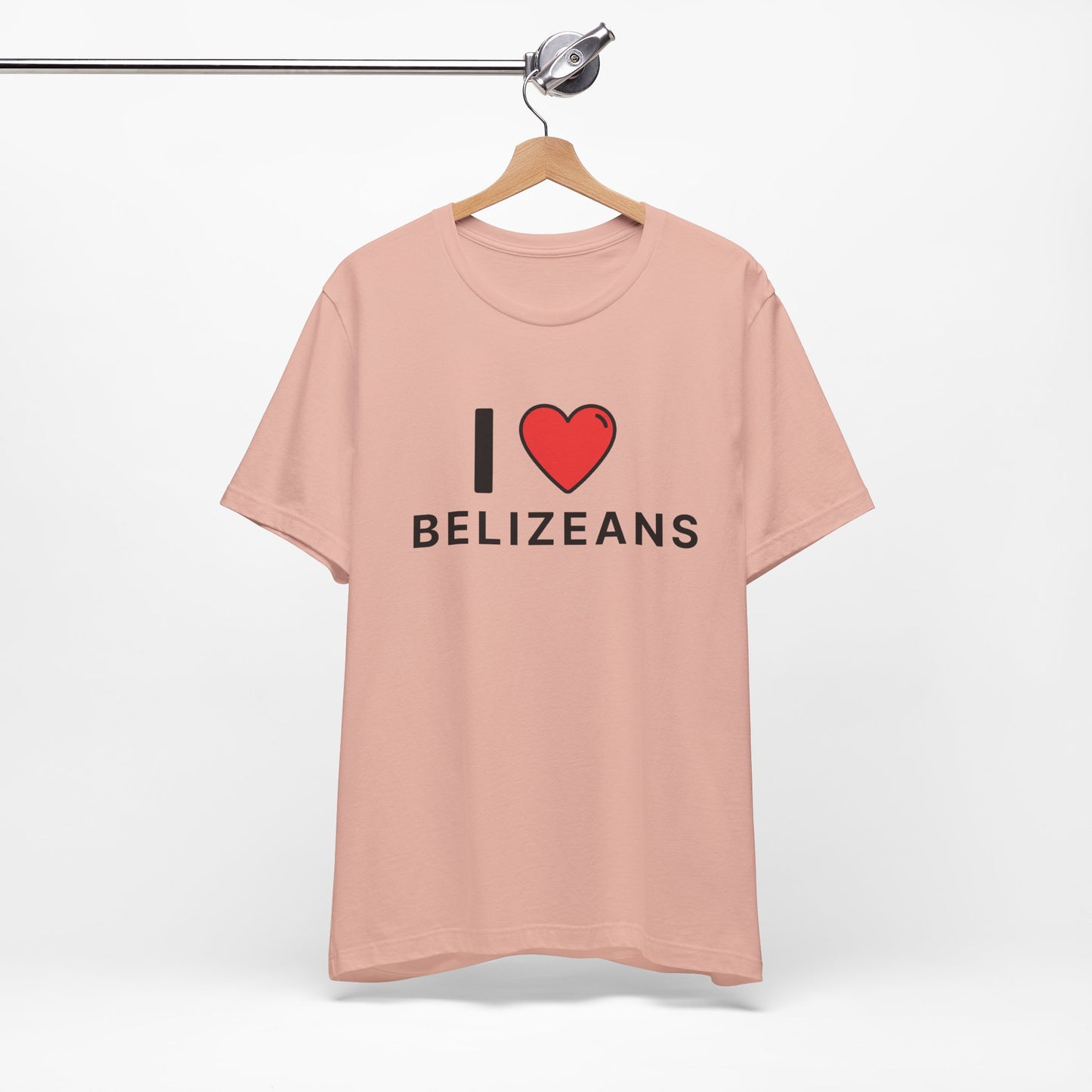 Unisex Jersey Belize T-shirt met korte mouwen 