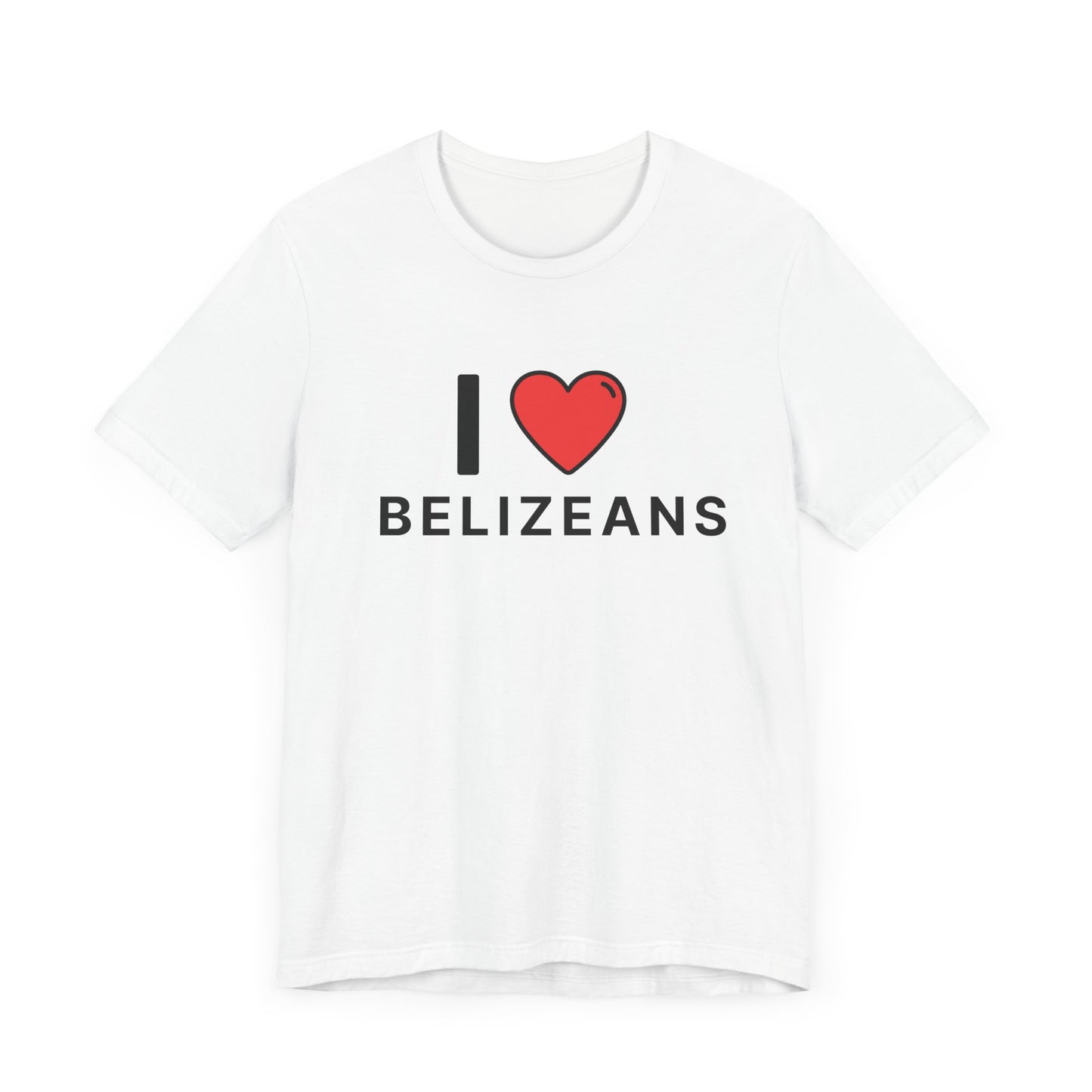 Unisex Jersey Belize T-shirt met korte mouwen 