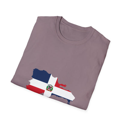 Dominican Republic flag map Classic T-Shirt