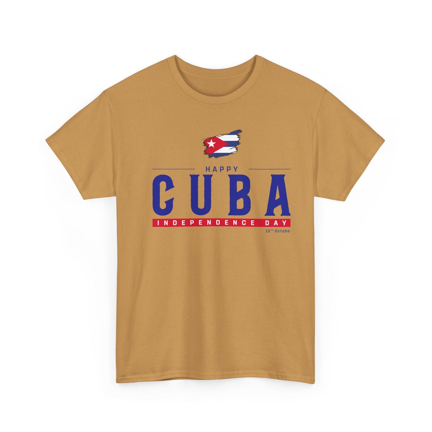 Unisex Zware Cuba Katoenen T-shirt