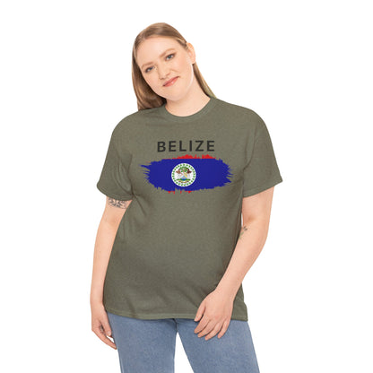 Unisex Zware Belize Katoenen T-shirt 