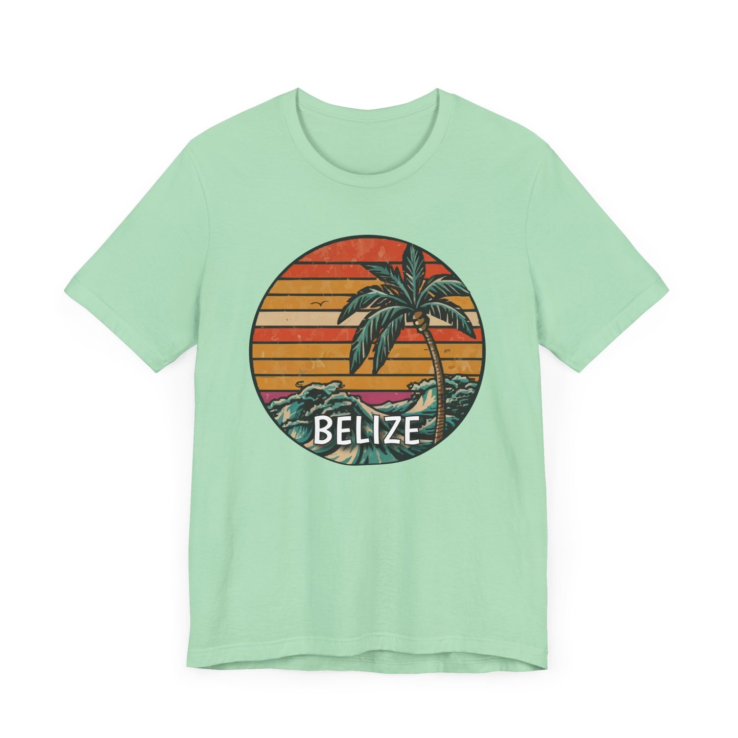 Unisex Jersey Belize T-shirt met korte mouwen 