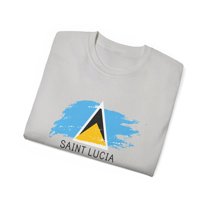 Saint Lucia vlag unisex ultra katoenen T-shirt - casual shirt