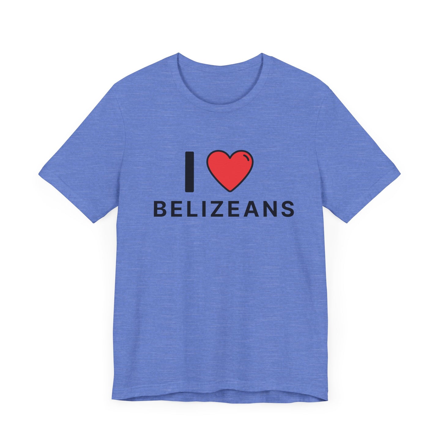 Unisex Jersey Belize T-shirt met korte mouwen 