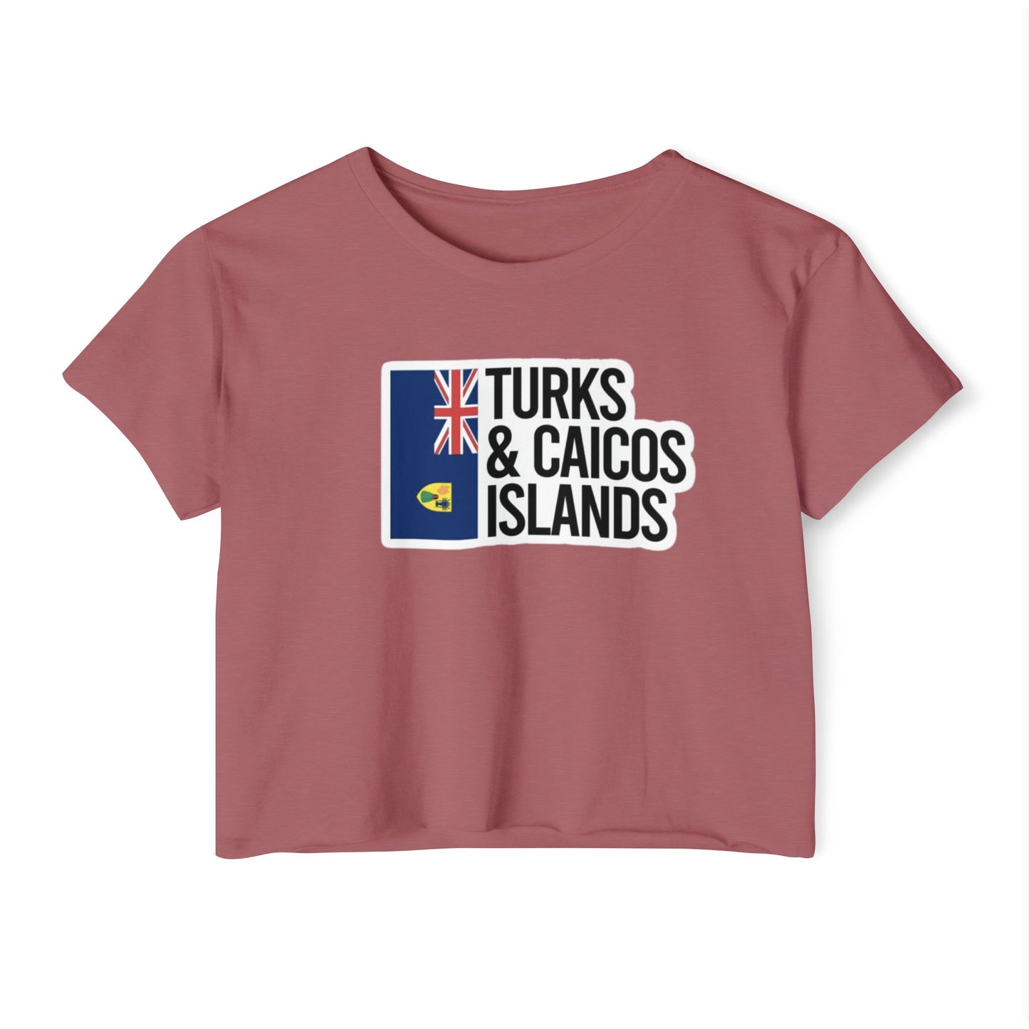 Women's Festival Turks and Caicos Islands Crop Top