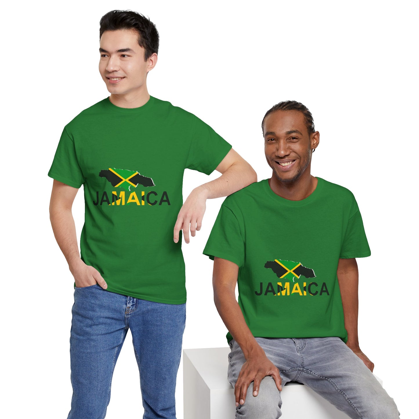 T-shirt met Jamaicaanse vlag