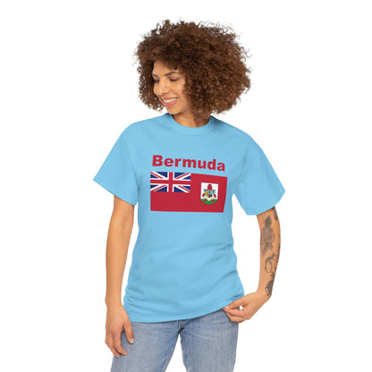 Unisex zwaar Bermuda katoenen T-shirt 