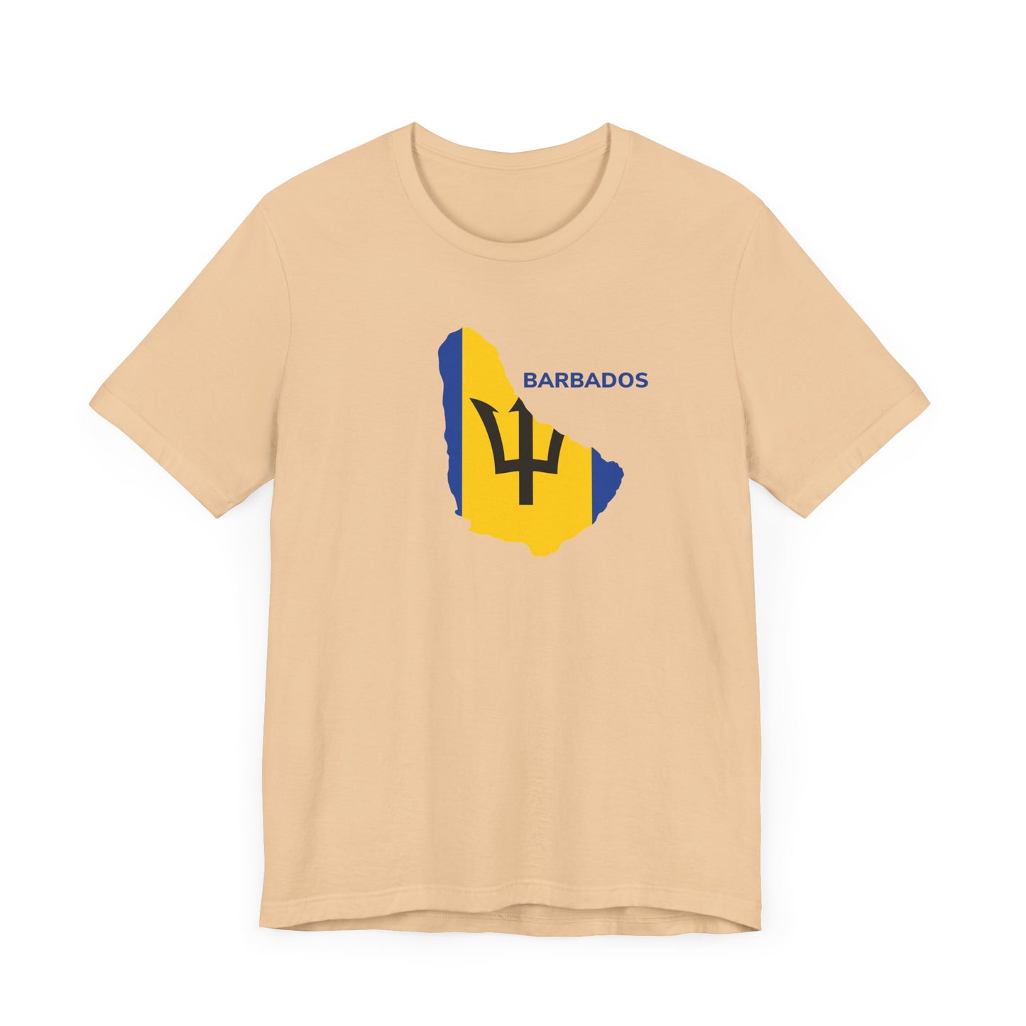 Unisex Barbados T-shirt met korte mouwen