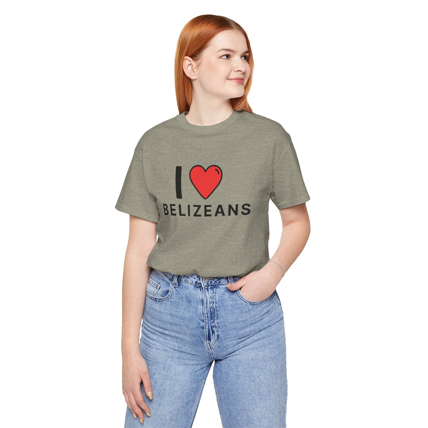 Unisex Jersey Belize T-shirt met korte mouwen 