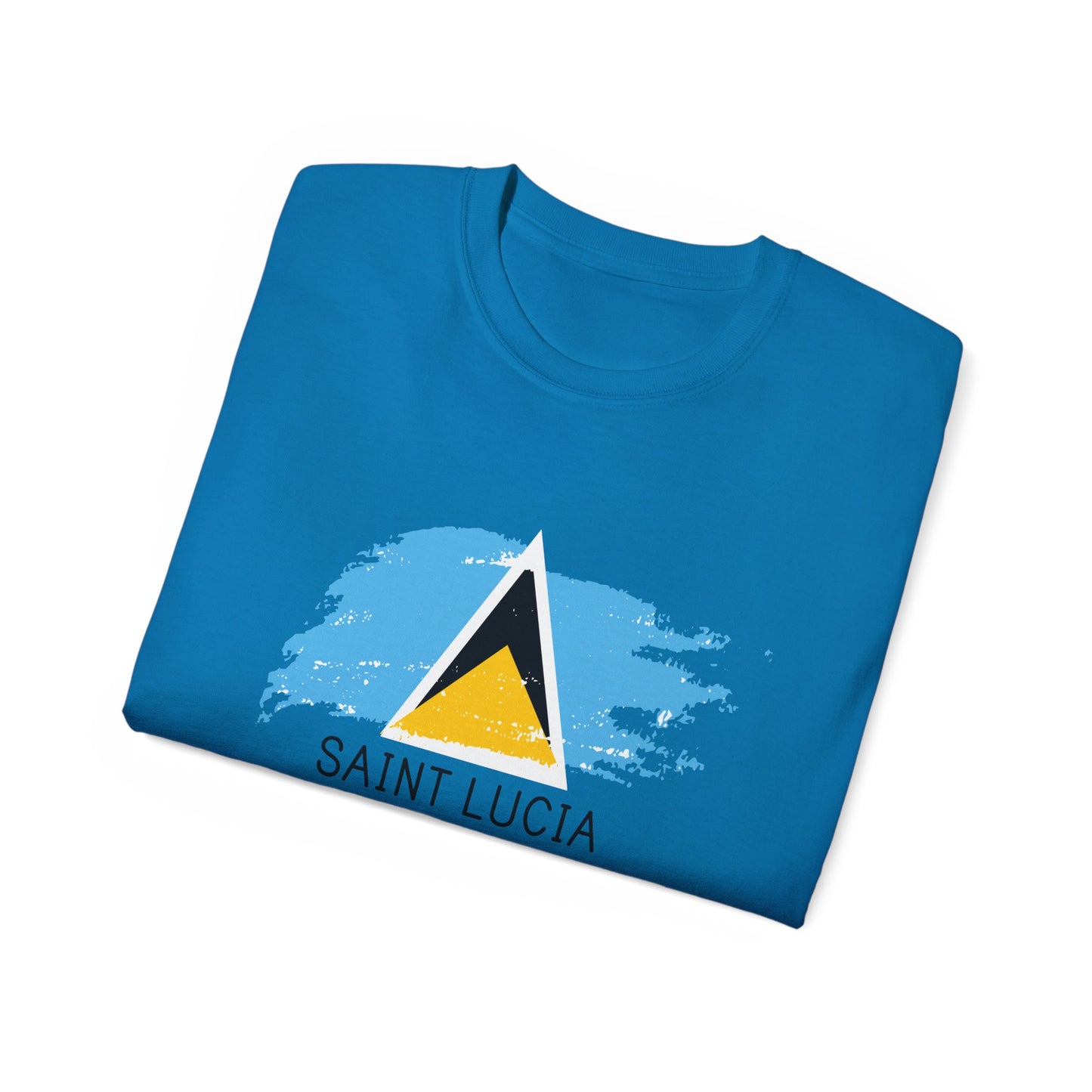 Saint Lucia vlag unisex ultra katoenen T-shirt - casual shirt