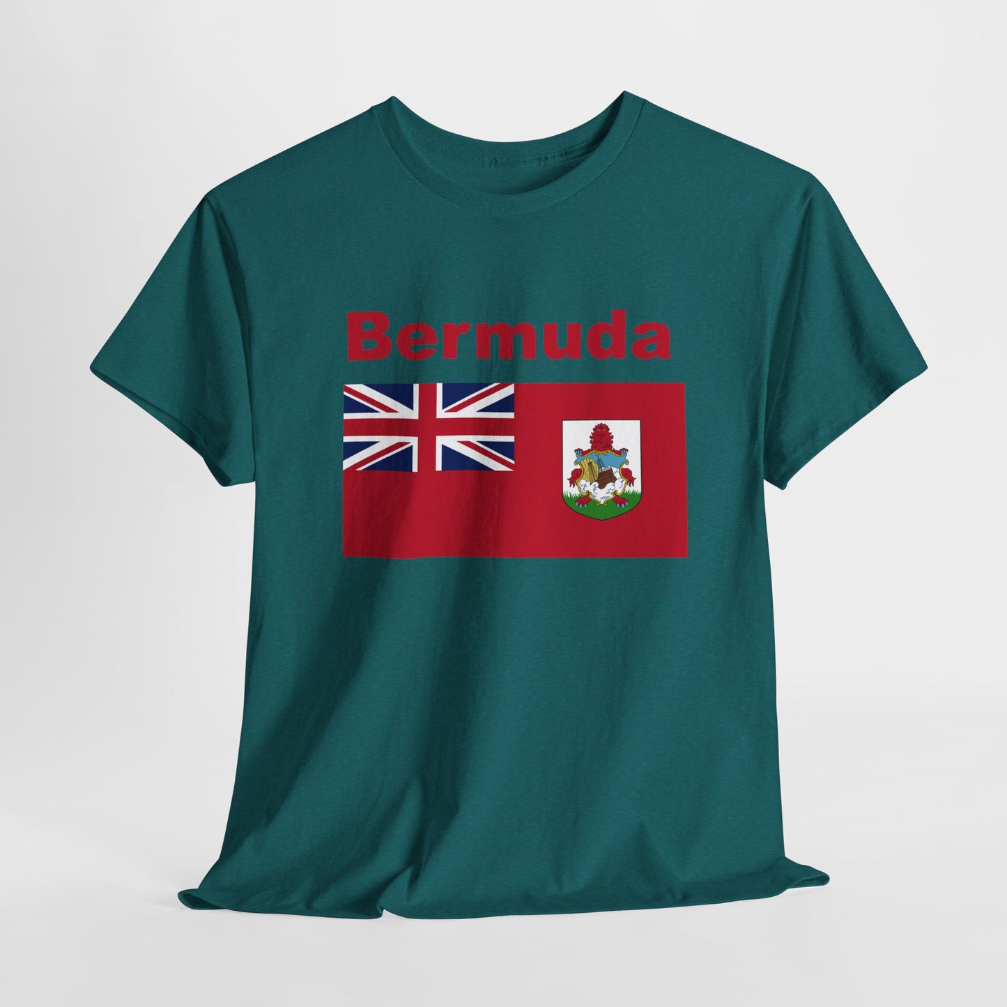 Unisex zwaar Bermuda katoenen T-shirt 