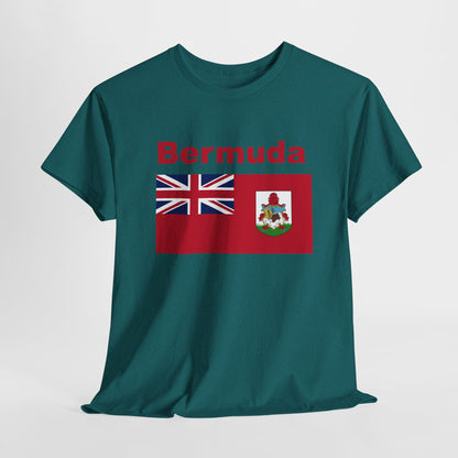 Unisex zwaar Bermuda katoenen T-shirt 