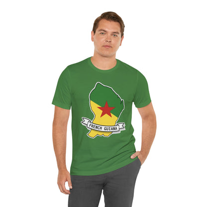 Unisex Jersey French Guiana Short Sleeve Tee